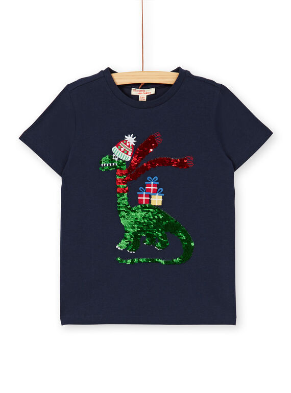 Tee shirt manches courtes de Noel garçon KONOTIEX / 20W902Q1TMC705